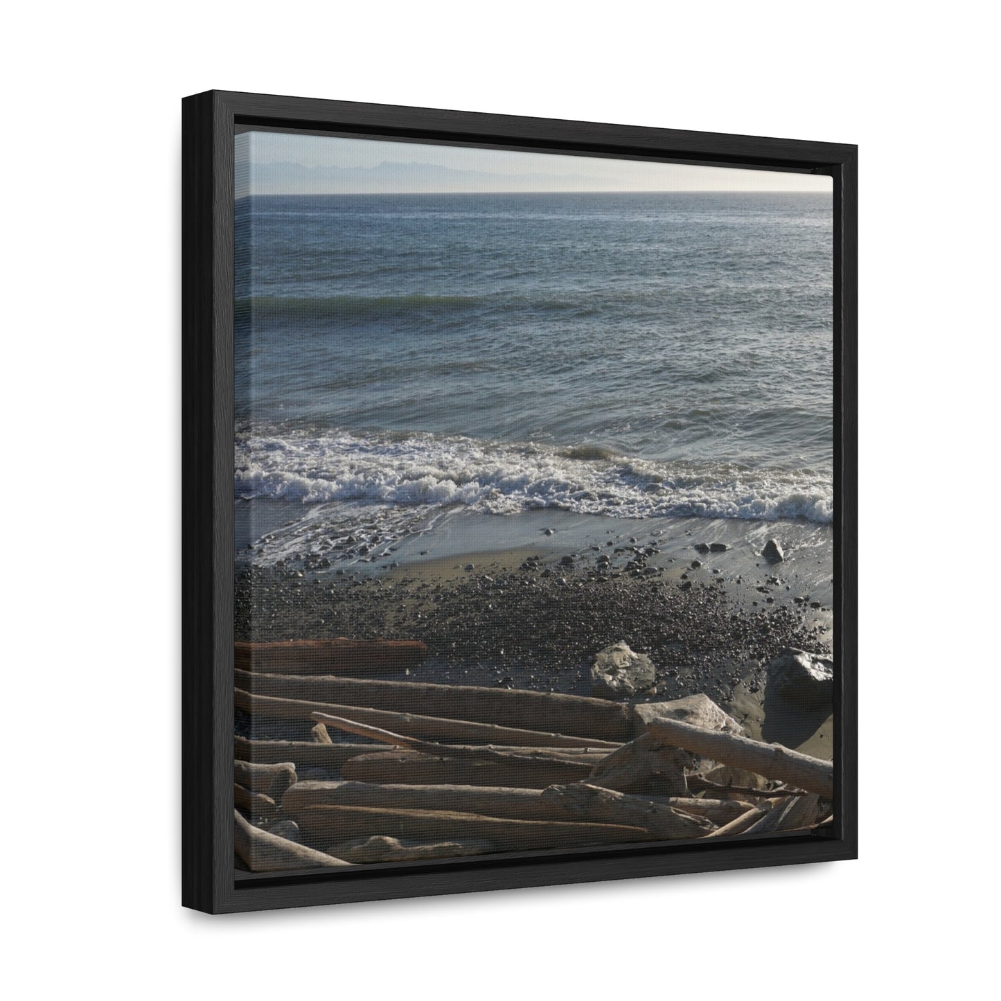 Coastal Gallery Canvas Wrap - Square Framed Wall Art