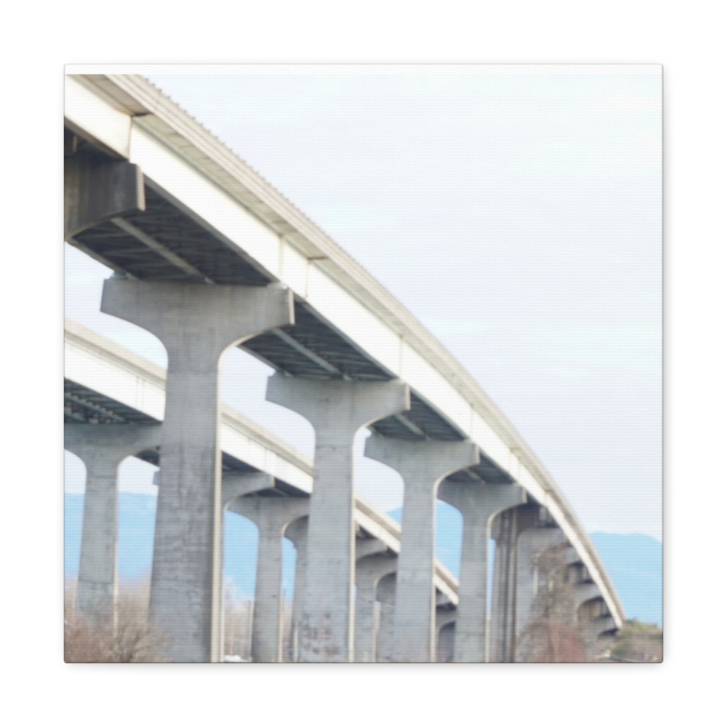 Abstract Bridge Canvas Gallery Wraps - Modern Wall Art for Home Décor