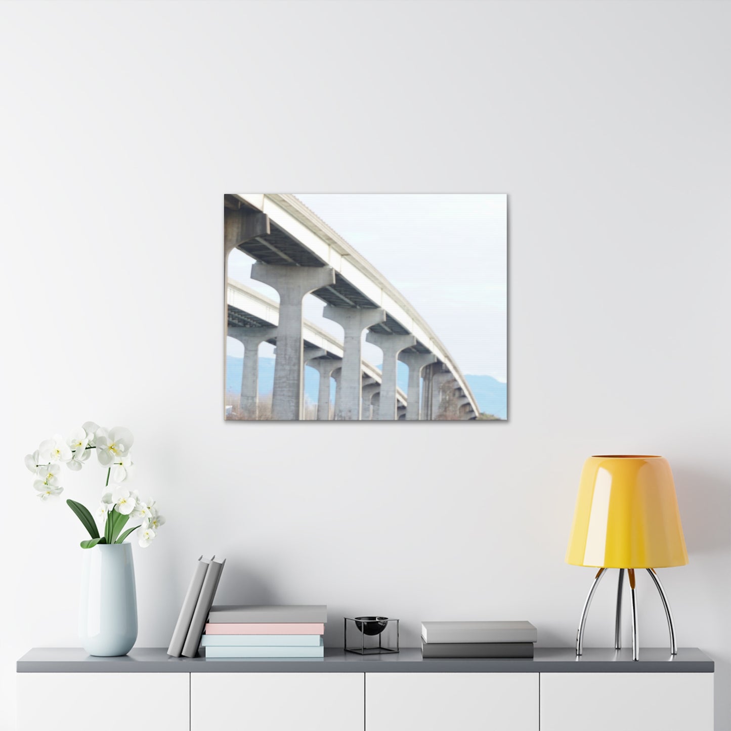 Abstract Bridge Canvas Gallery Wraps - Modern Wall Art for Home Décor