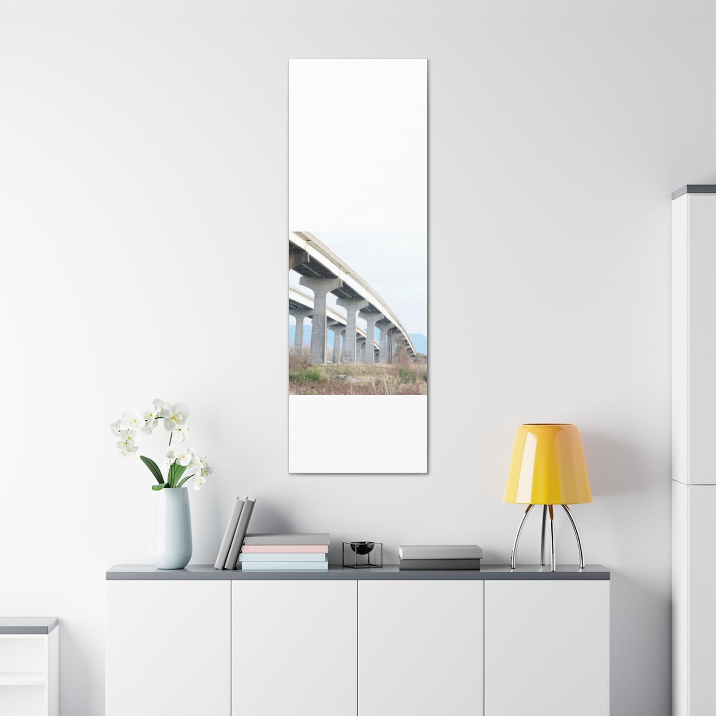 Abstract Bridge Canvas Gallery Wraps - Modern Wall Art for Home Décor