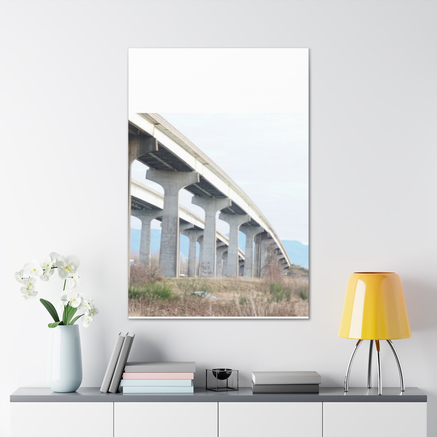 Abstract Bridge Canvas Gallery Wraps - Modern Wall Art for Home Décor