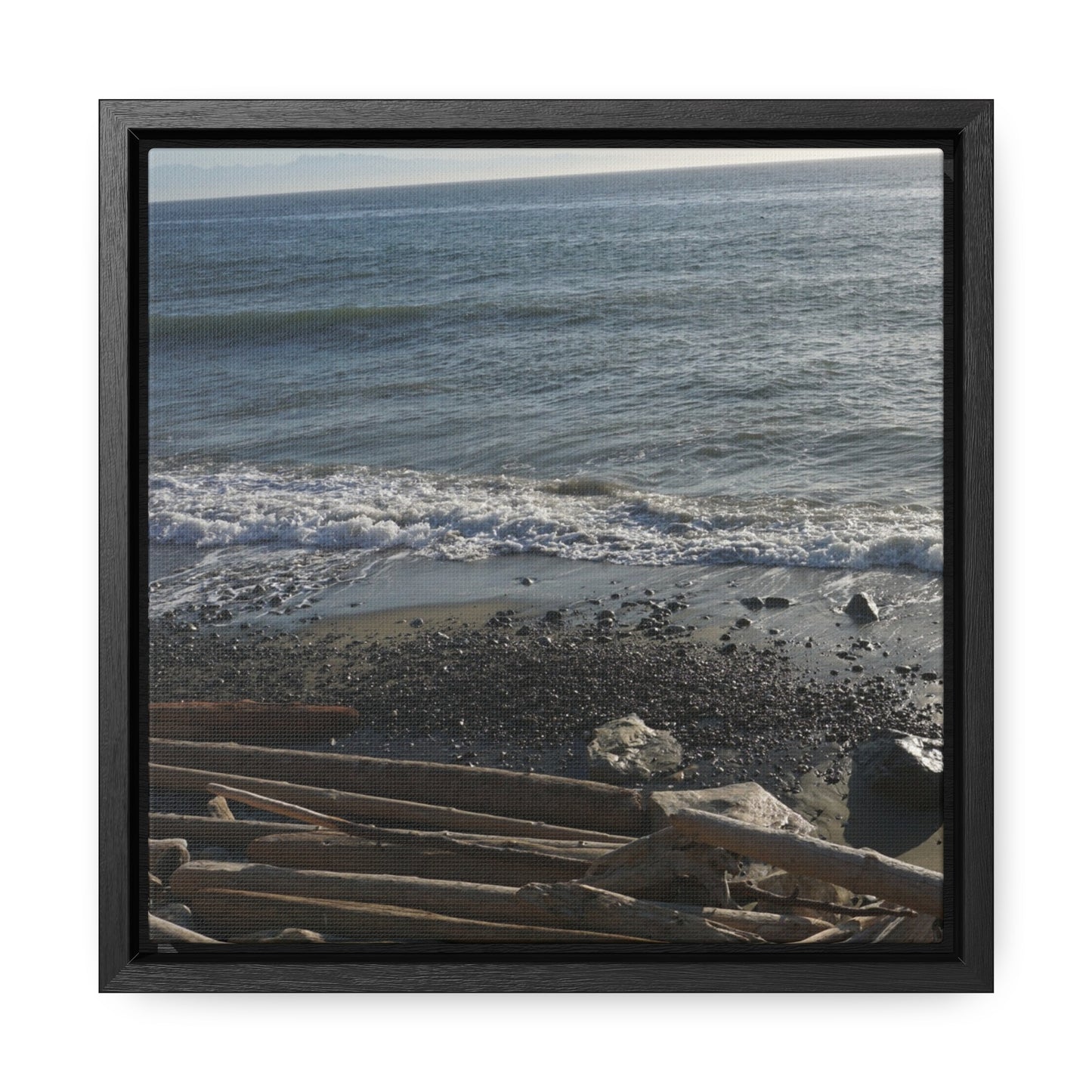 Coastal Gallery Canvas Wrap - Square Framed Wall Art