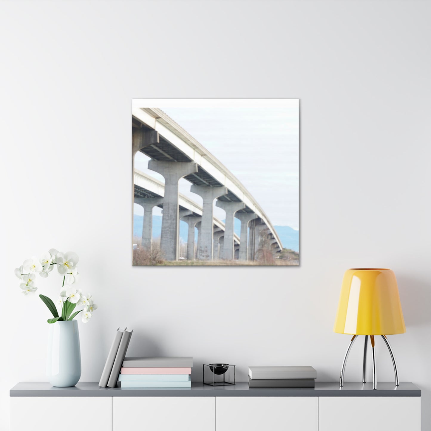 Abstract Bridge Canvas Gallery Wraps - Modern Wall Art for Home Décor