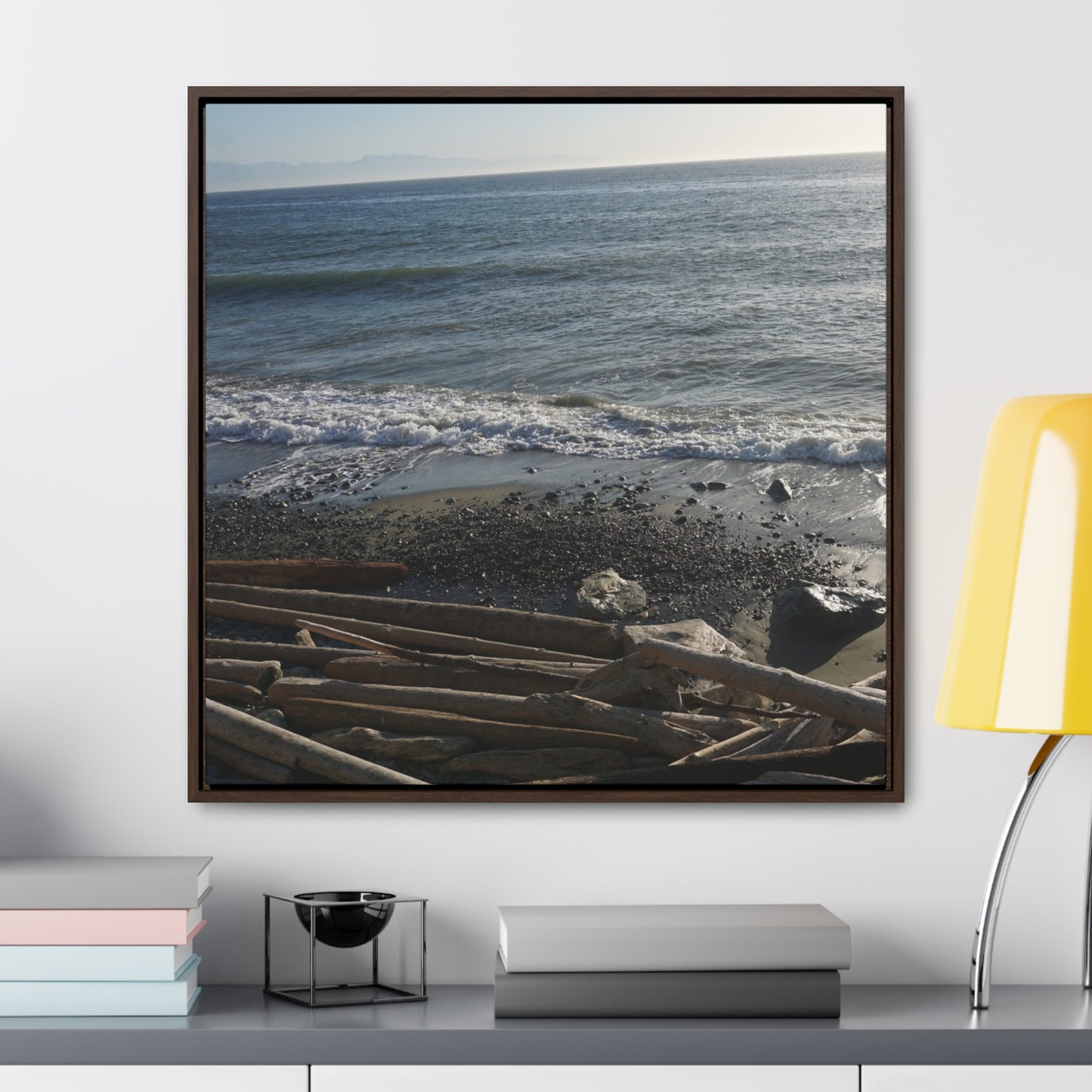 Coastal Gallery Canvas Wrap - Square Framed Wall Art