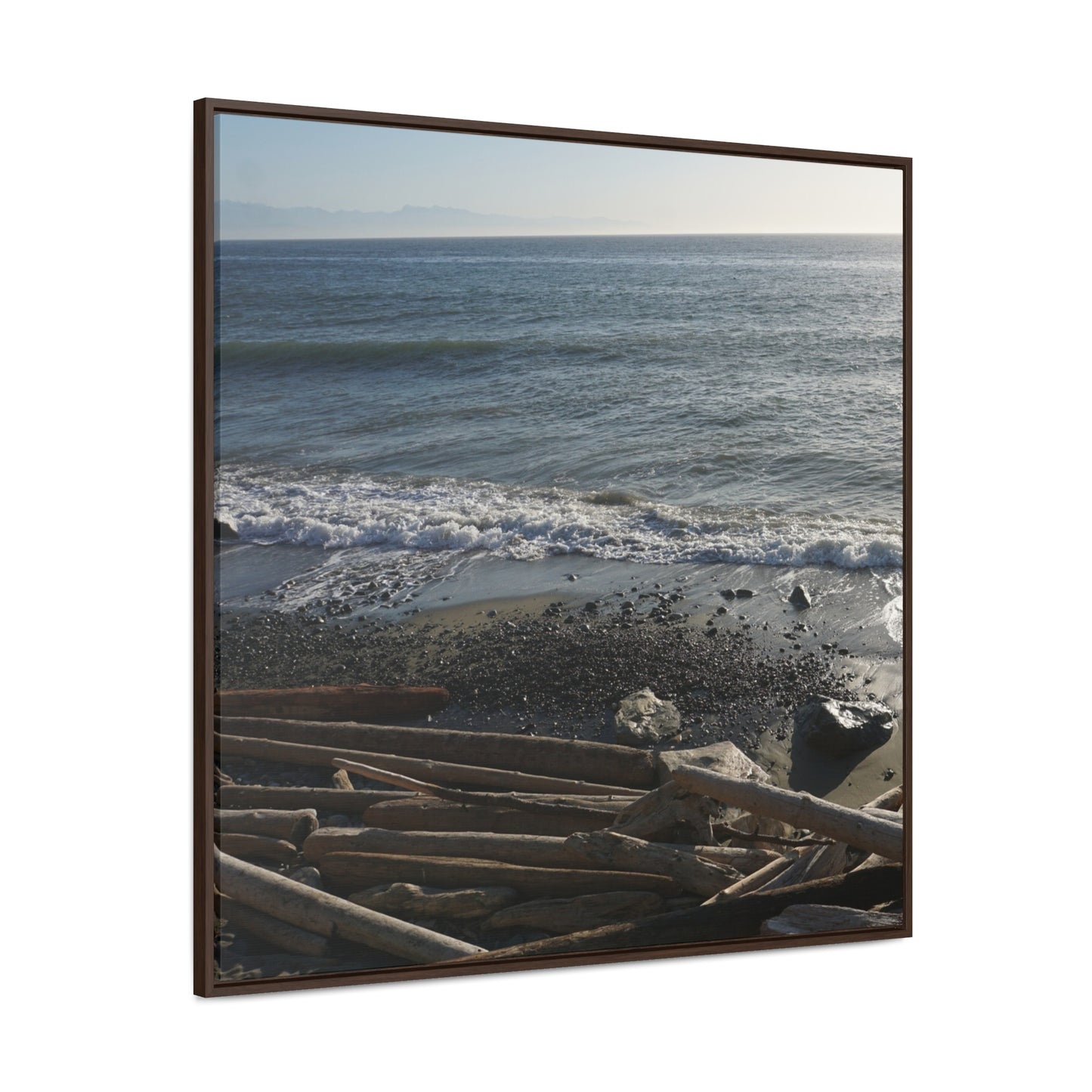 Coastal Gallery Canvas Wrap - Square Framed Wall Art