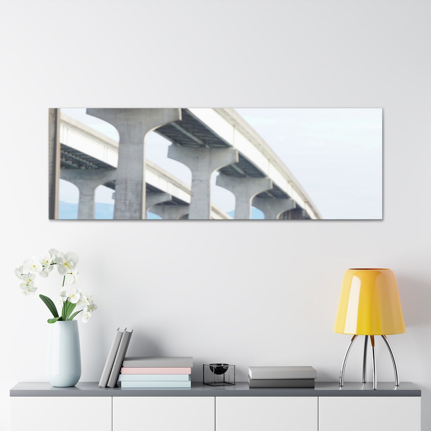 Abstract Bridge Canvas Gallery Wraps - Modern Wall Art for Home Décor