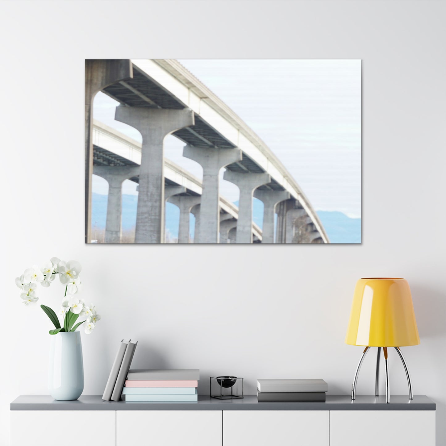 Abstract Bridge Canvas Gallery Wraps - Modern Wall Art for Home Décor