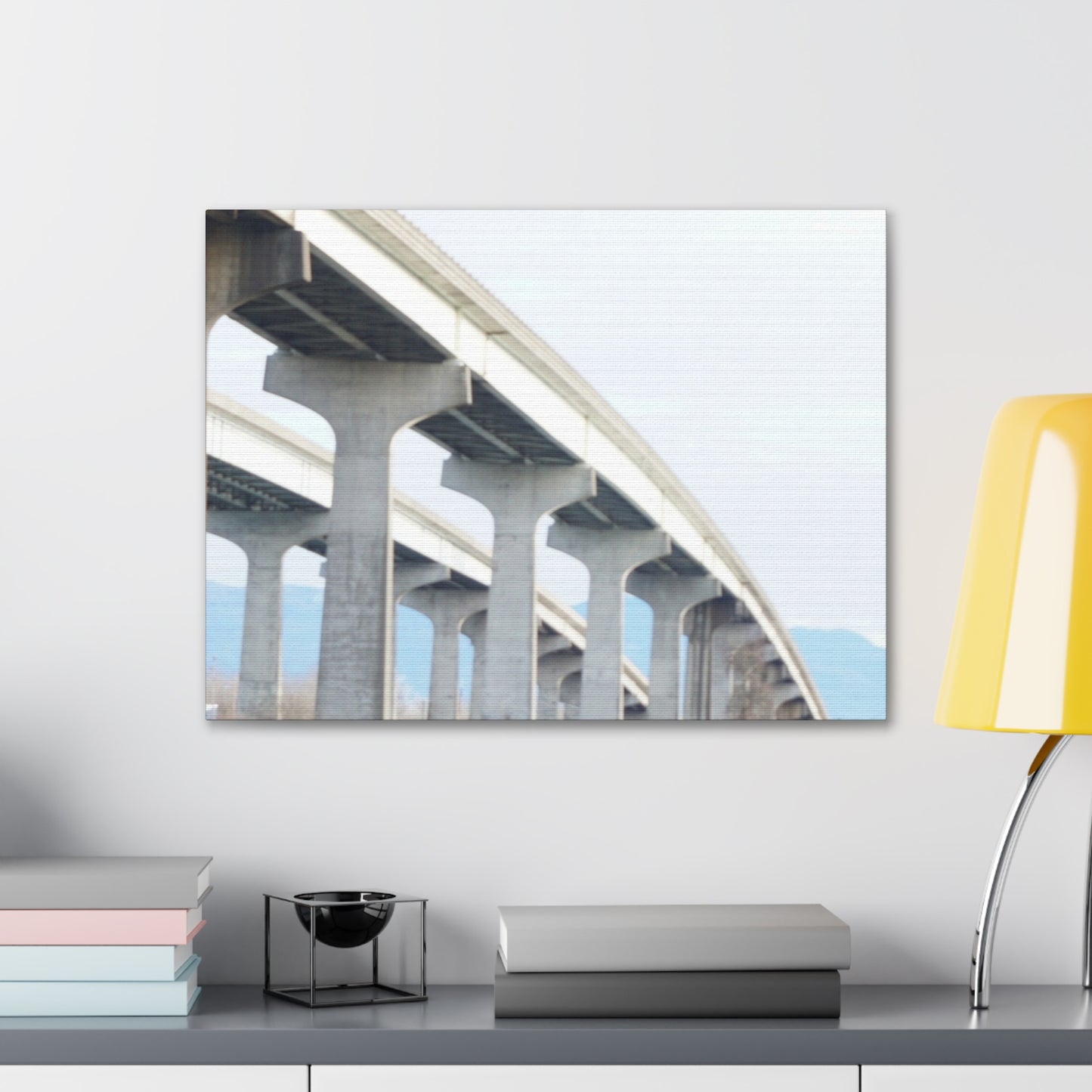 Abstract Bridge Canvas Gallery Wraps - Modern Wall Art for Home Décor