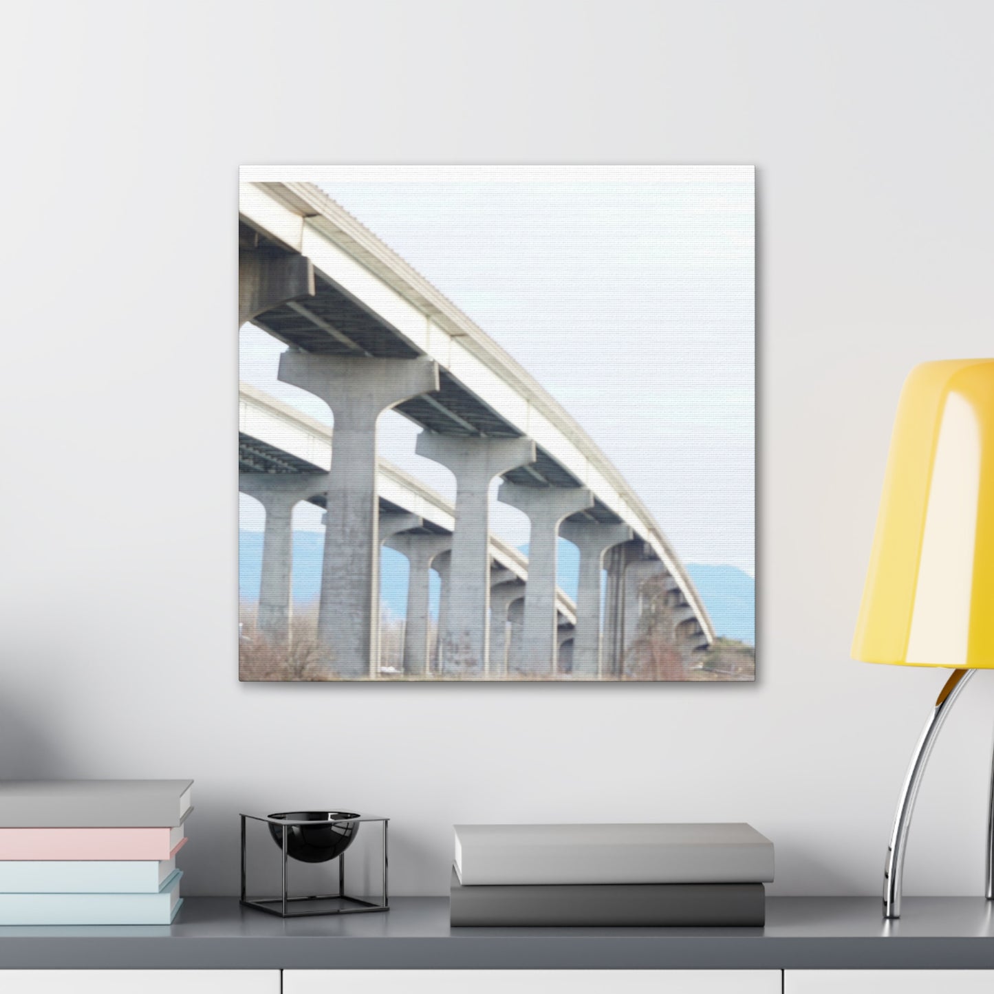 Abstract Bridge Canvas Gallery Wraps - Modern Wall Art for Home Décor