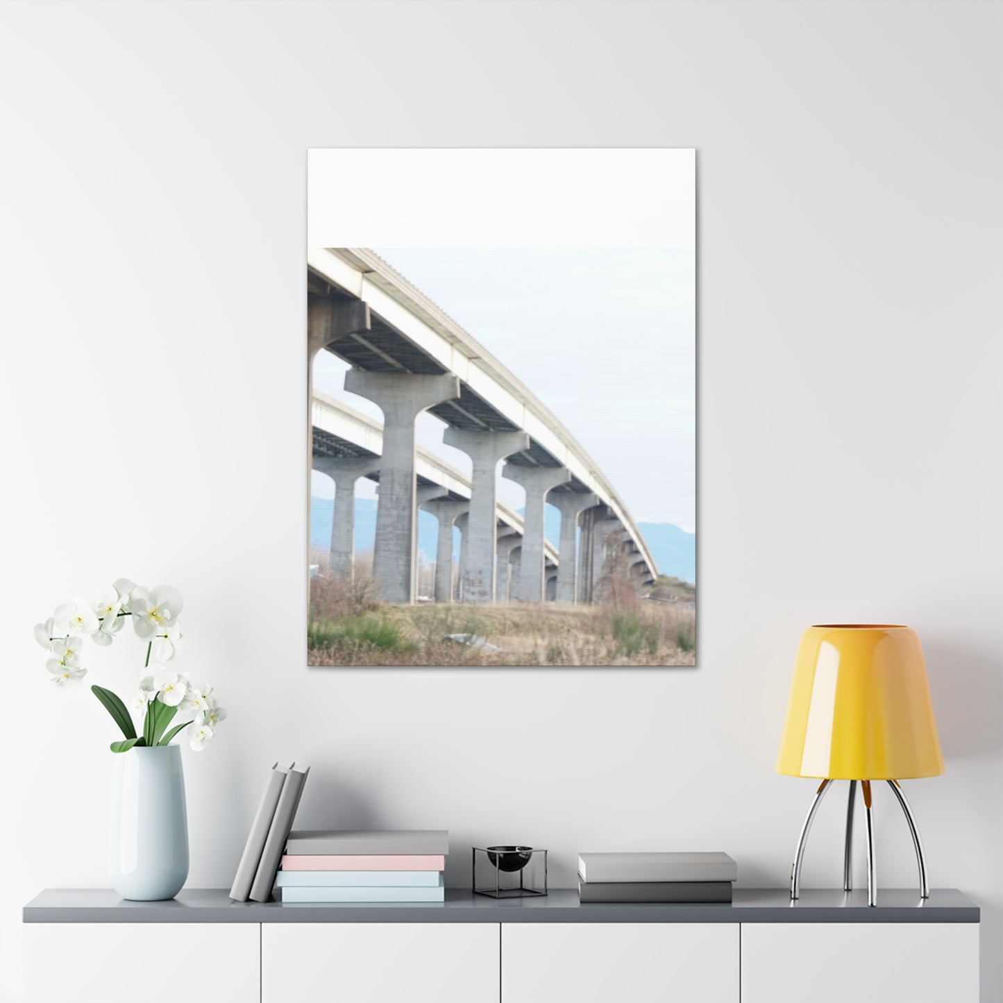 Abstract Bridge Canvas Gallery Wraps - Modern Wall Art for Home Décor