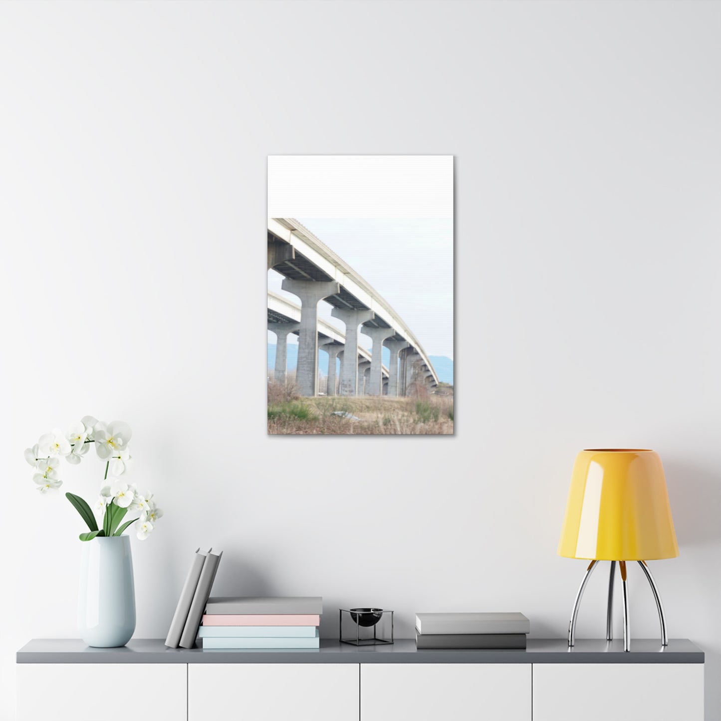 Abstract Bridge Canvas Gallery Wraps - Modern Wall Art for Home Décor