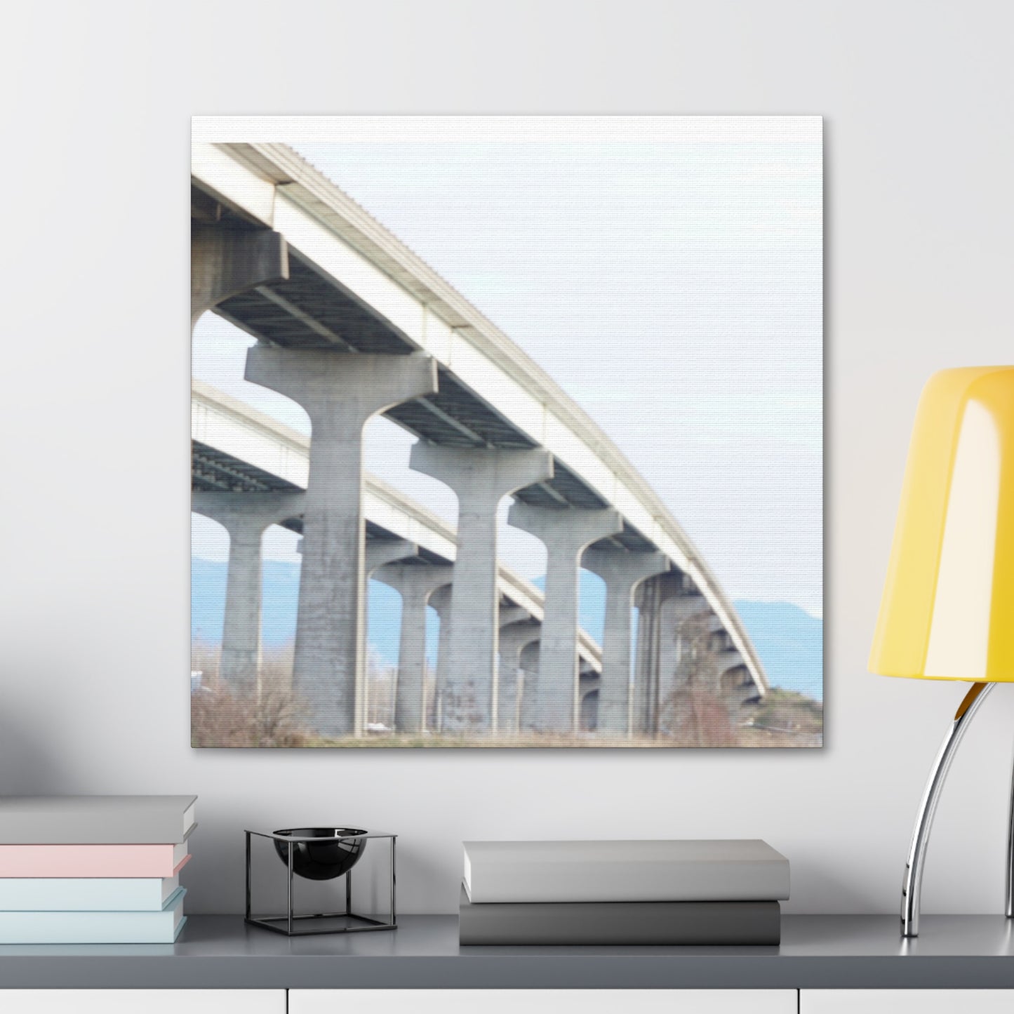 Abstract Bridge Canvas Gallery Wraps - Modern Wall Art for Home Décor