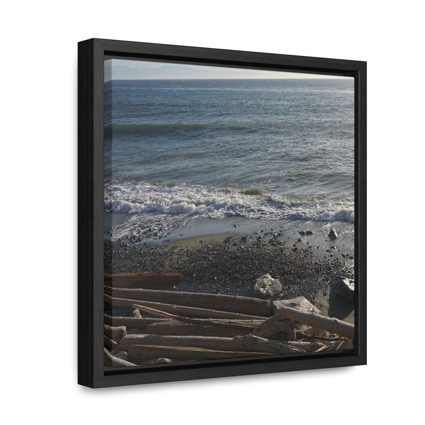 Coastal Gallery Canvas Wrap - Square Framed Wall Art