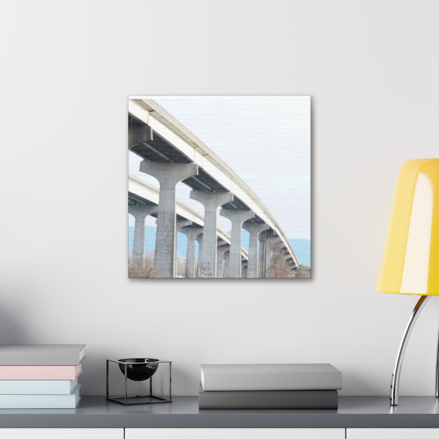Abstract Bridge Canvas Gallery Wraps - Modern Wall Art for Home Décor