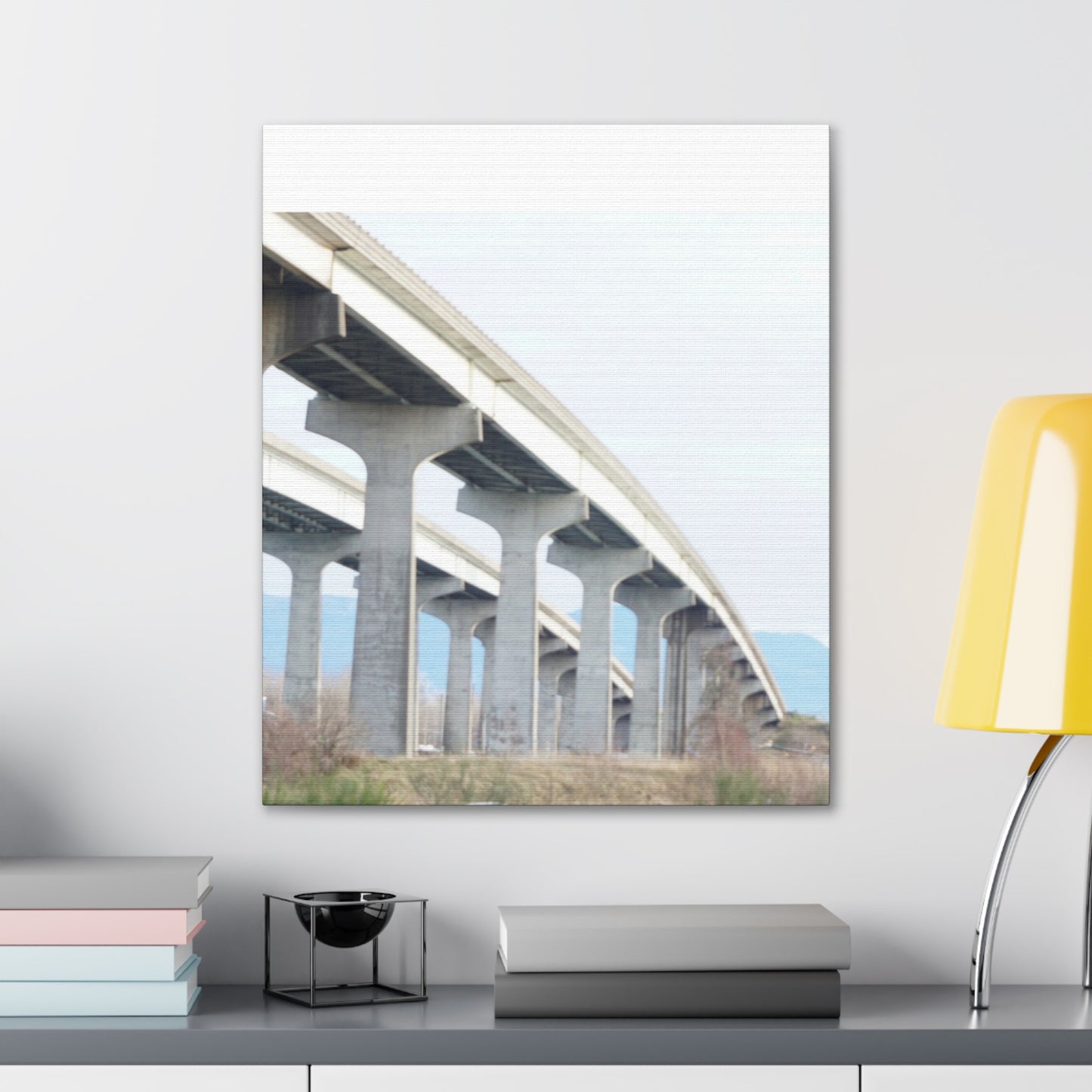 Abstract Bridge Canvas Gallery Wraps - Modern Wall Art for Home Décor