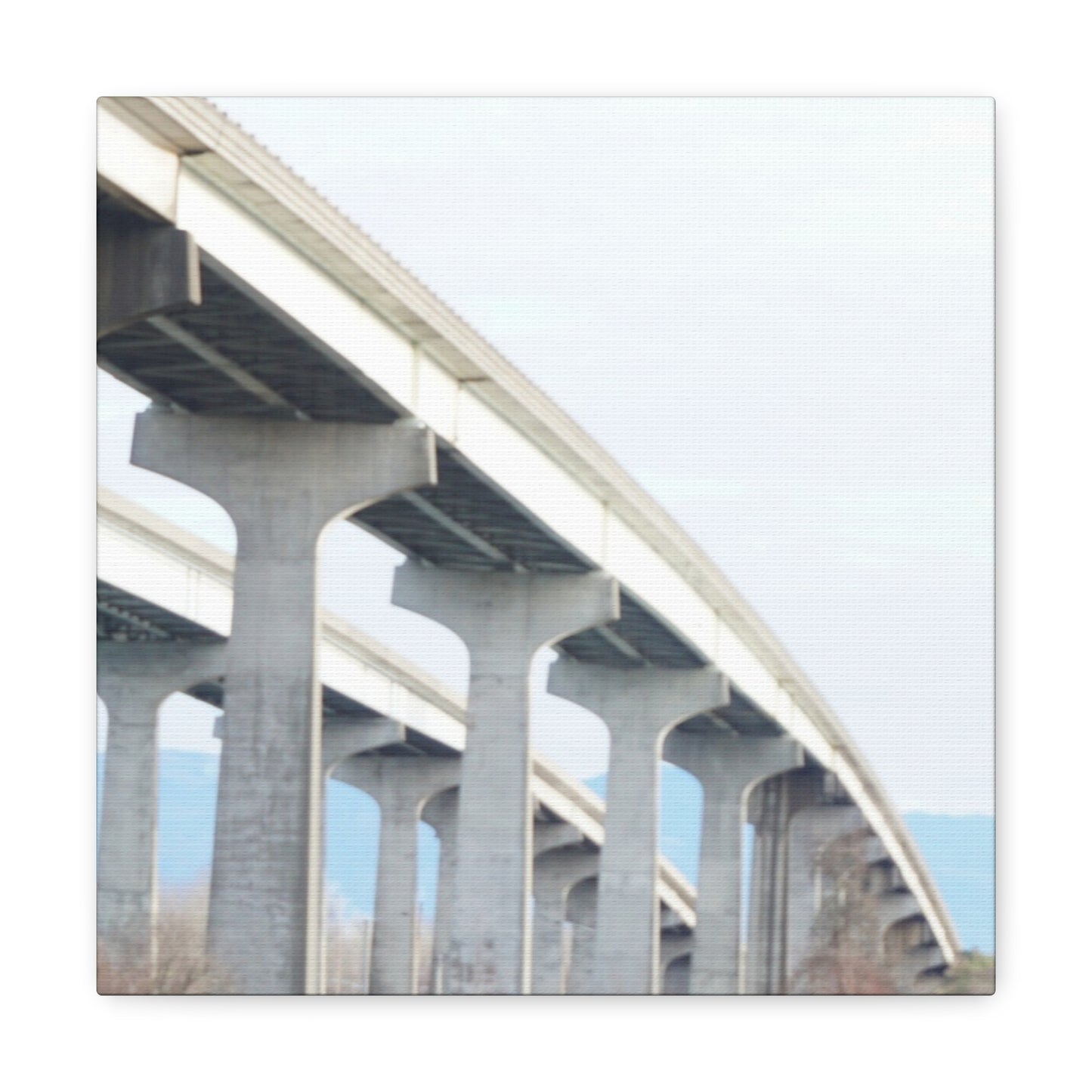 Abstract Bridge Canvas Gallery Wraps - Modern Wall Art for Home Décor