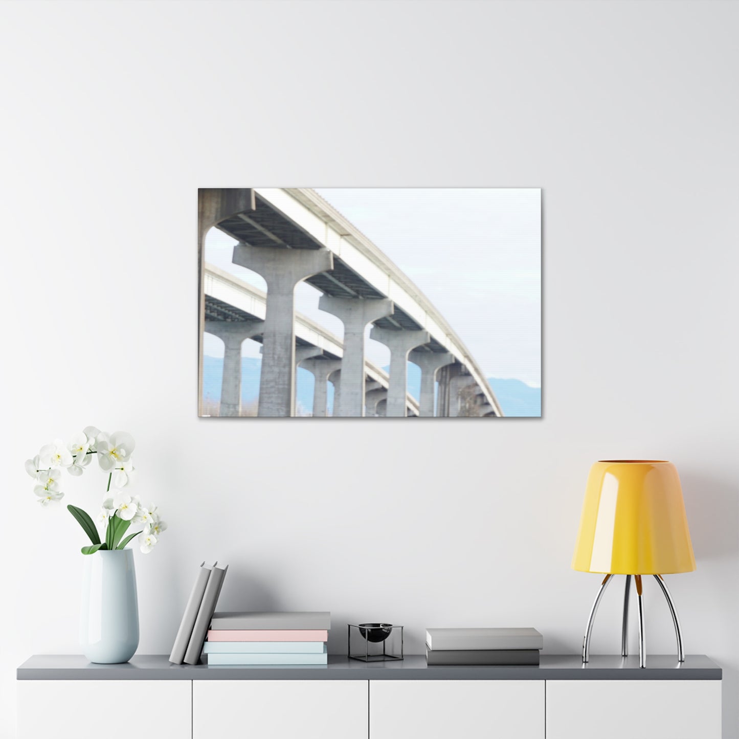Abstract Bridge Canvas Gallery Wraps - Modern Wall Art for Home Décor