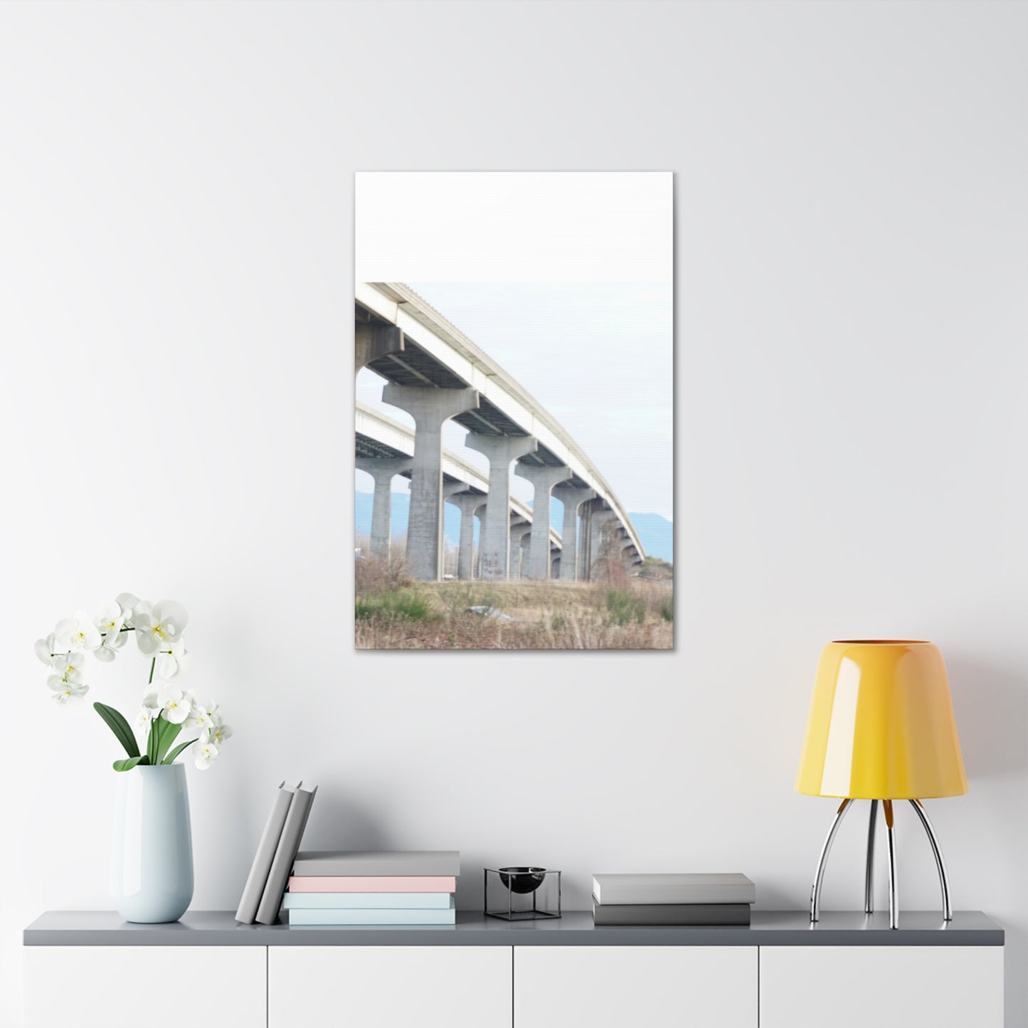 Abstract Bridge Canvas Gallery Wraps - Modern Wall Art for Home Décor