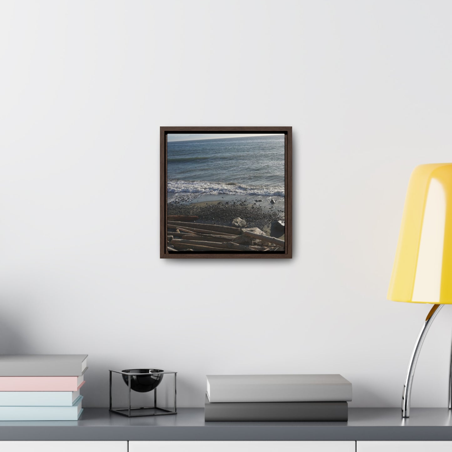 Coastal Gallery Canvas Wrap - Square Framed Wall Art