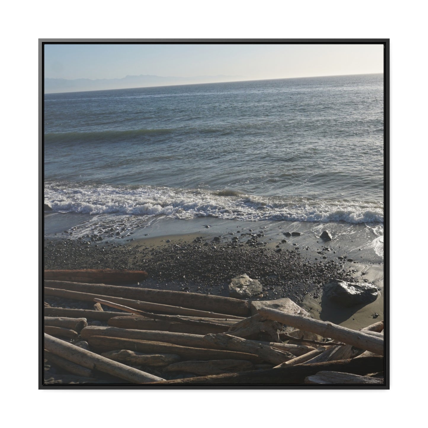 Coastal Gallery Canvas Wrap - Square Framed Wall Art