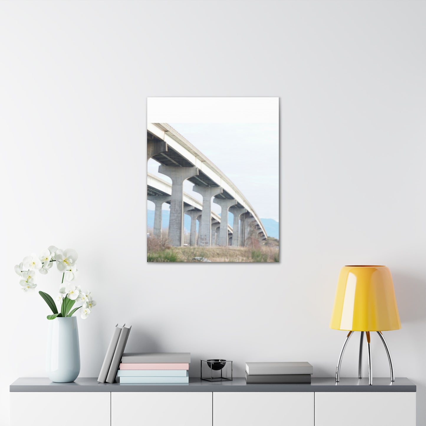 Abstract Bridge Canvas Gallery Wraps - Modern Wall Art for Home Décor