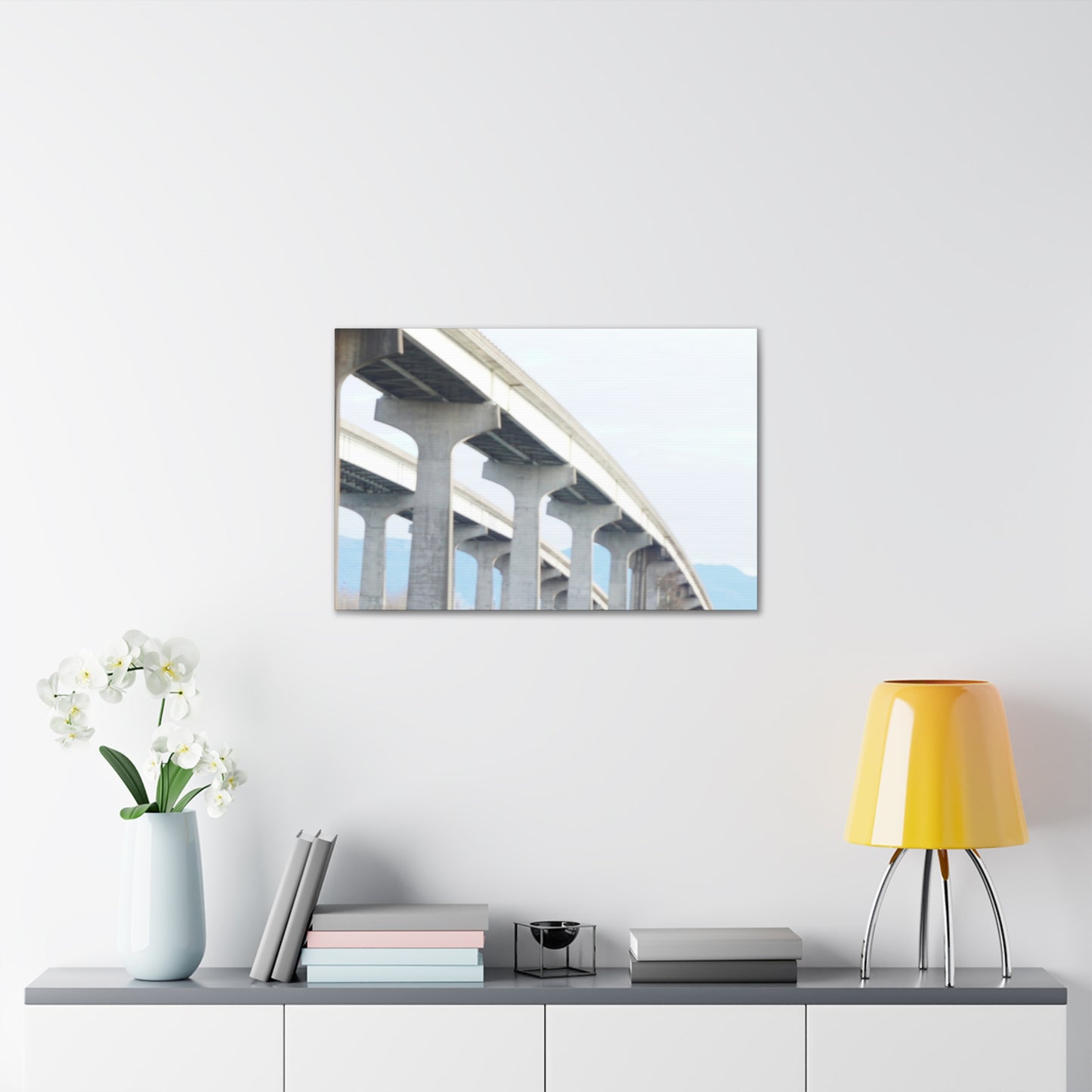 Abstract Bridge Canvas Gallery Wraps - Modern Wall Art for Home Décor
