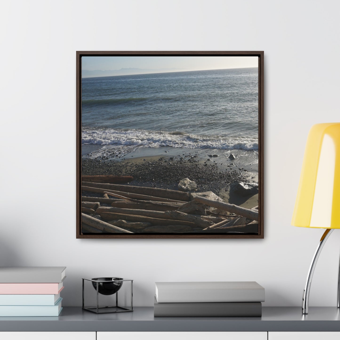Coastal Gallery Canvas Wrap - Square Framed Wall Art