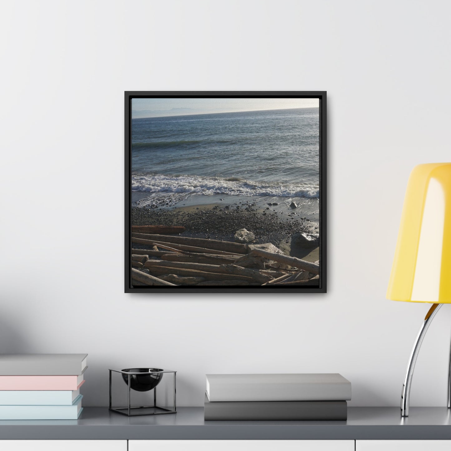 Coastal Gallery Canvas Wrap - Square Framed Wall Art