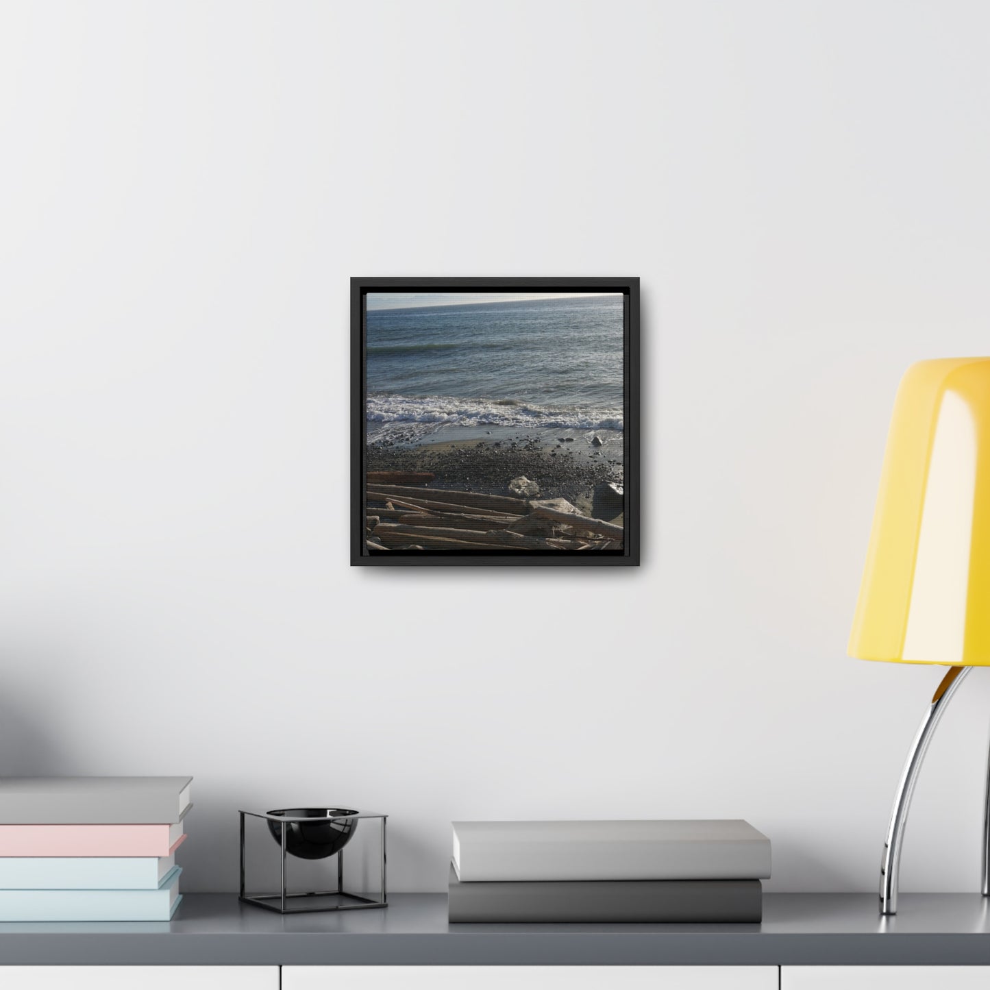 Coastal Gallery Canvas Wrap - Square Framed Wall Art