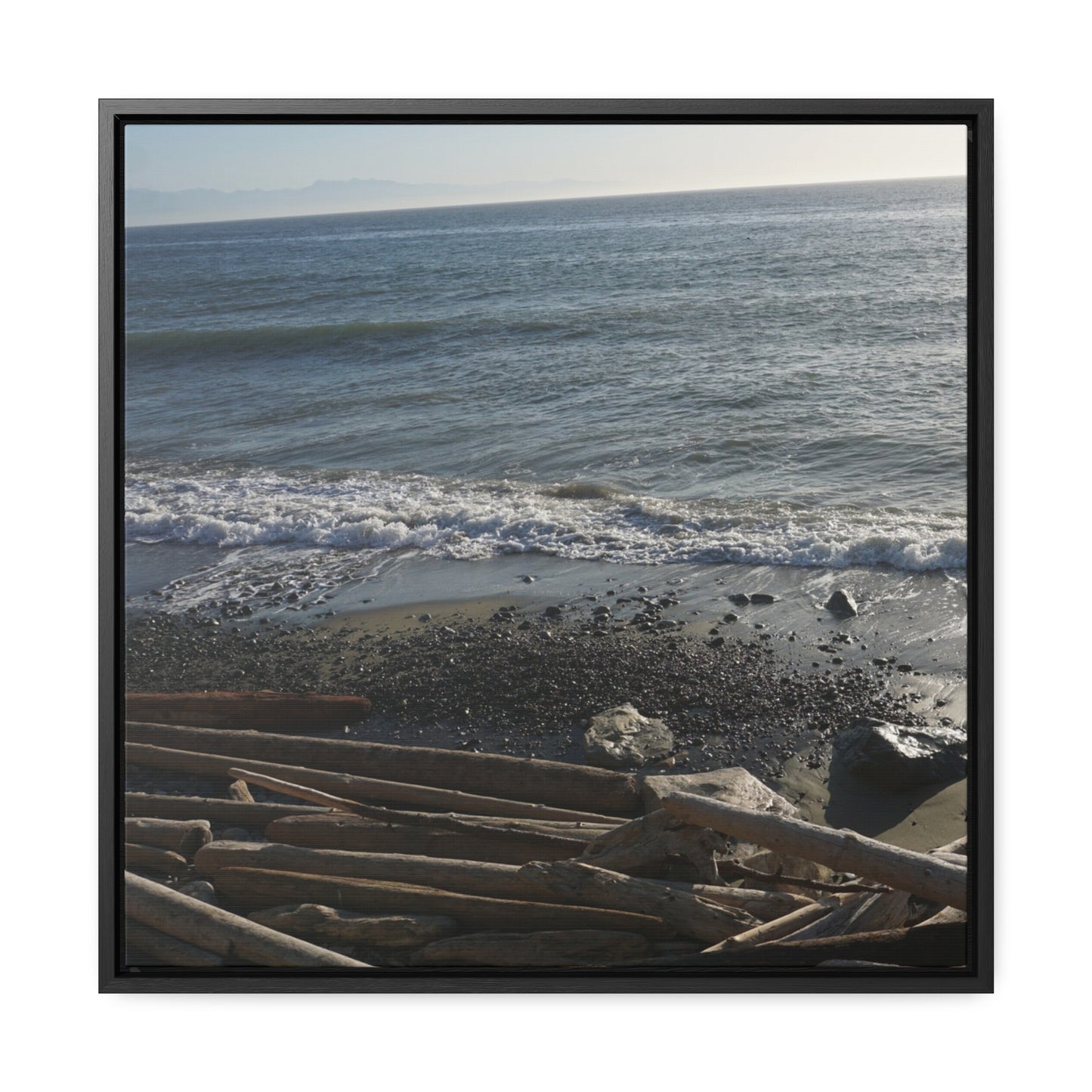 Coastal Gallery Canvas Wrap - Square Framed Wall Art