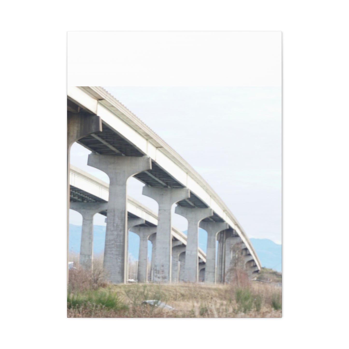 Abstract Bridge Canvas Gallery Wraps - Modern Wall Art for Home Décor