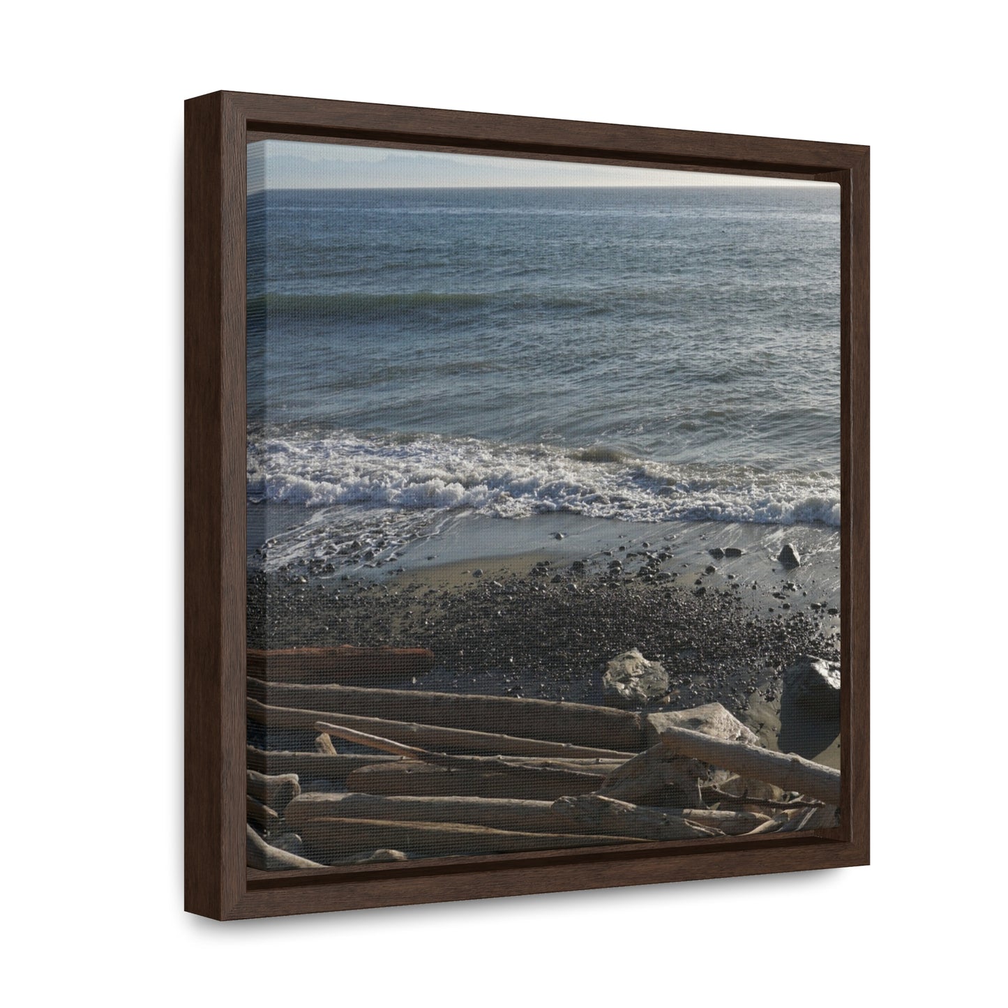 Coastal Gallery Canvas Wrap - Square Framed Wall Art
