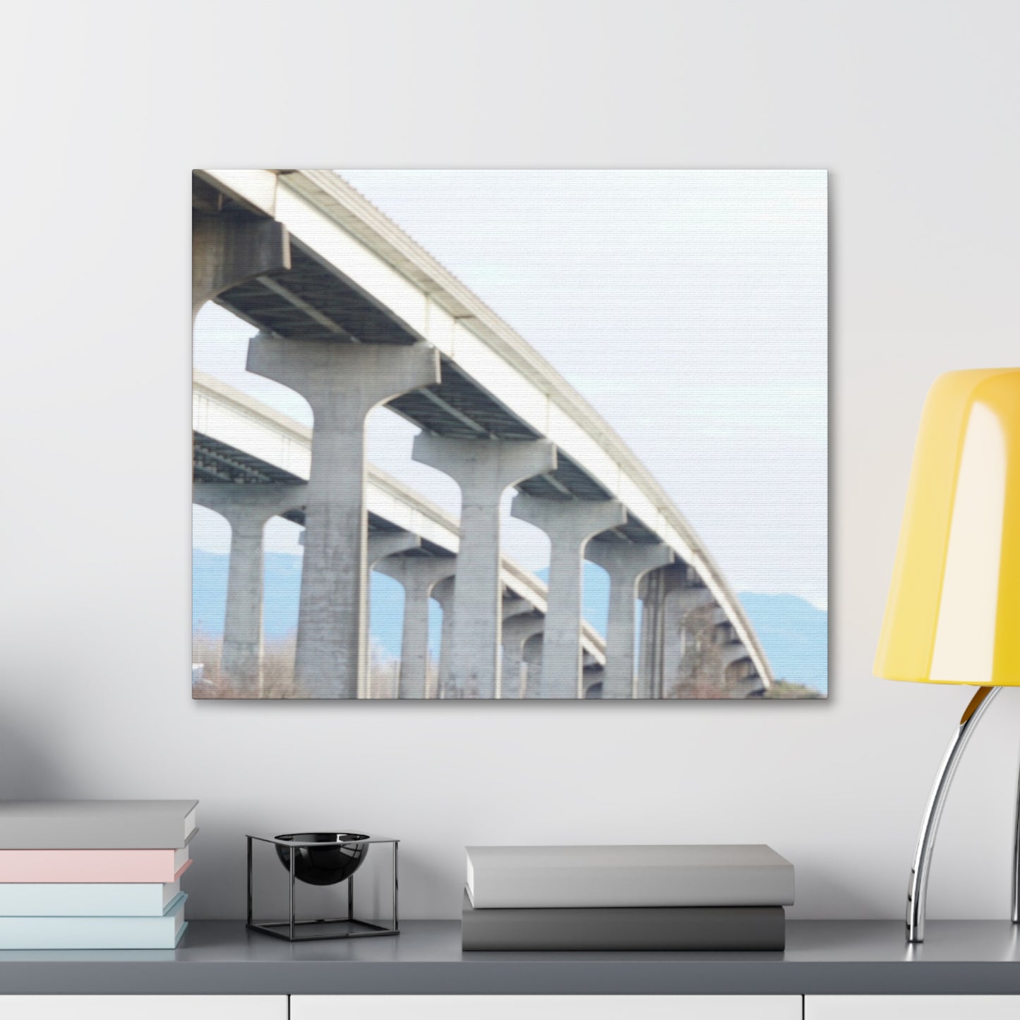Abstract Bridge Canvas Gallery Wraps - Modern Wall Art for Home Décor