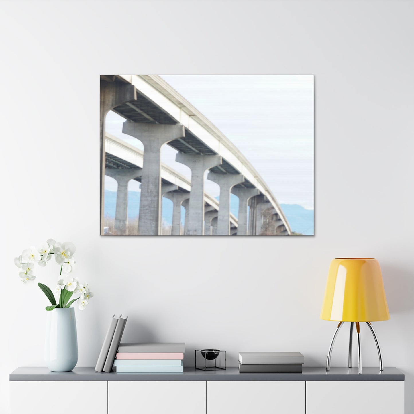 Abstract Bridge Canvas Gallery Wraps - Modern Wall Art for Home Décor