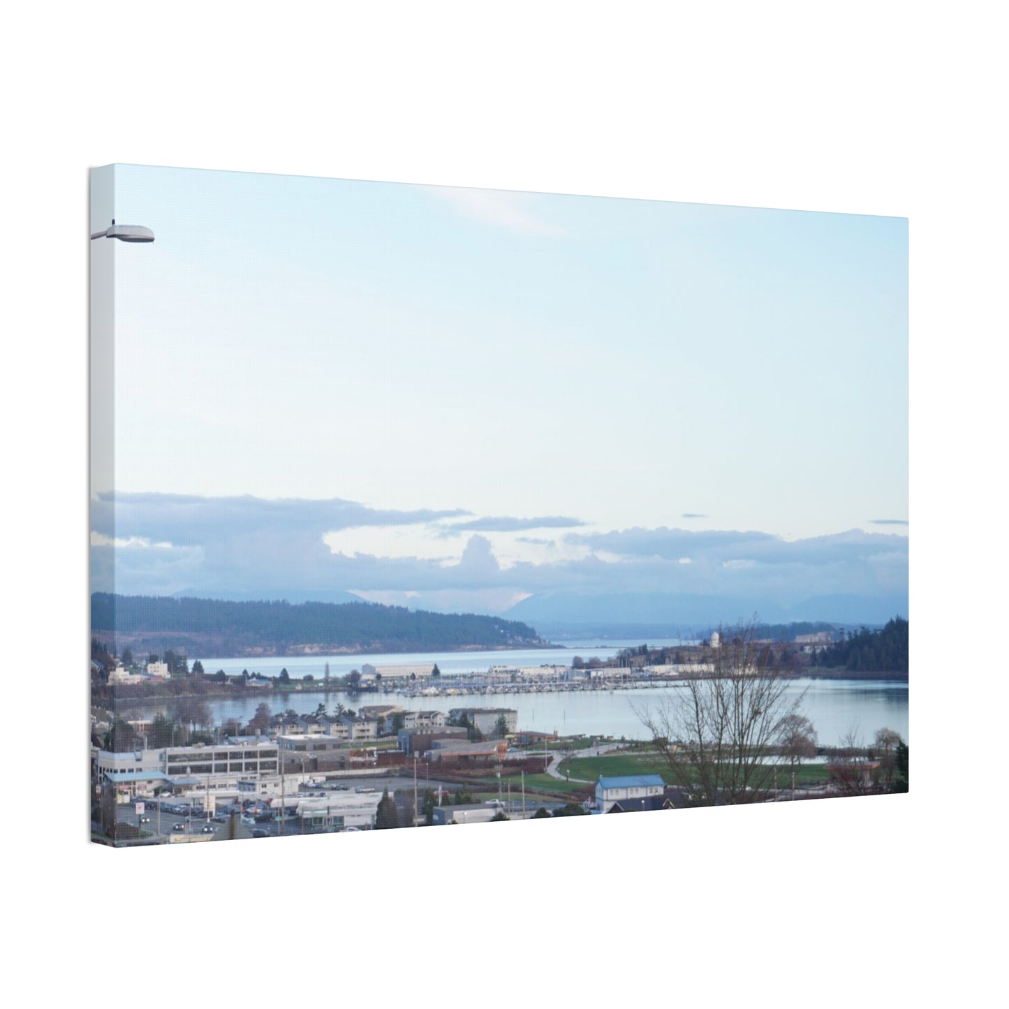 Serene Landscape Canvas Wall Art - 1.5' Stretched Decor