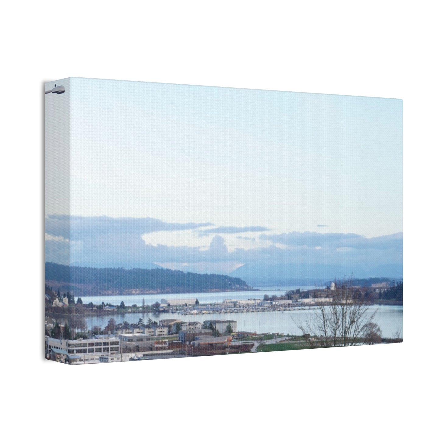 Serene Landscape Canvas Wall Art - 1.5' Stretched Decor