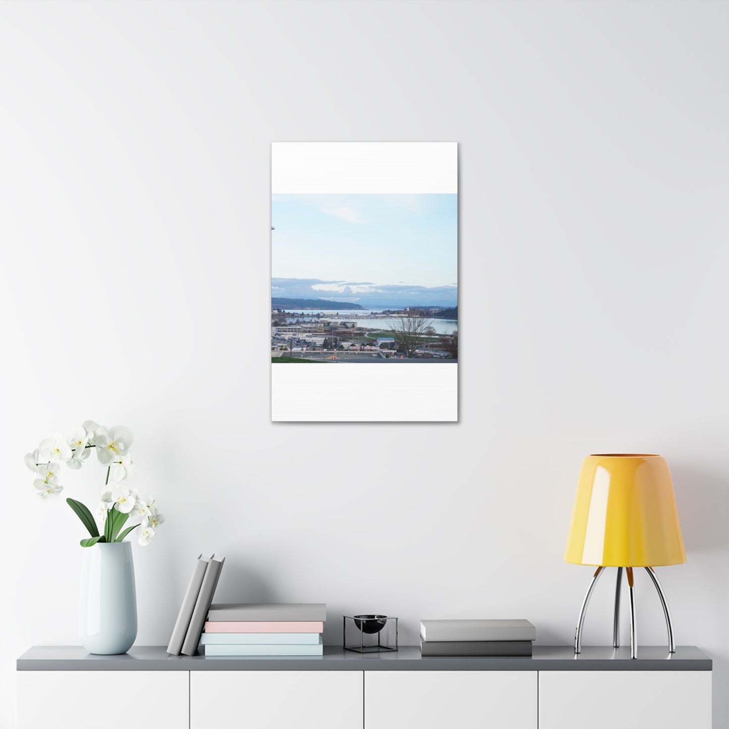 Serene Landscape Canvas Wall Art - 1.5' Stretched Decor