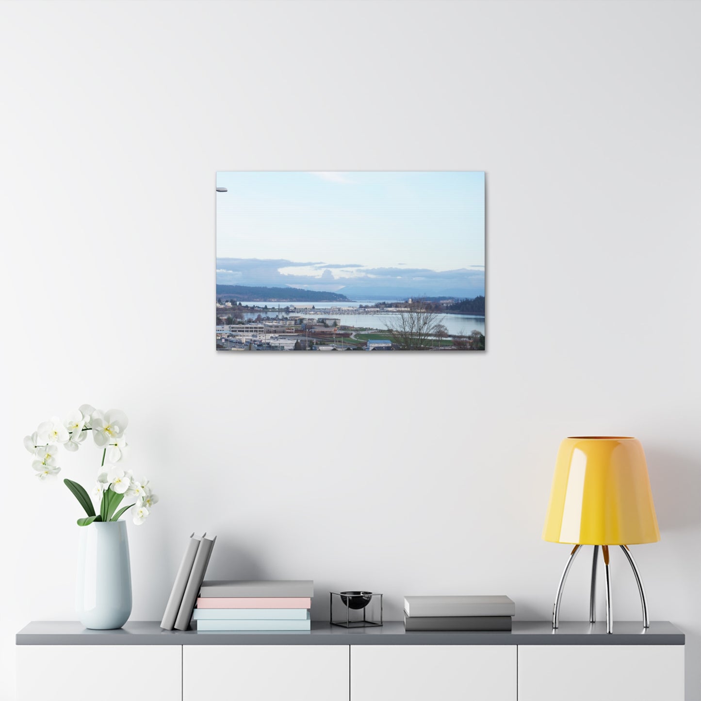 Serene Landscape Canvas Wall Art - 1.5' Stretched Decor