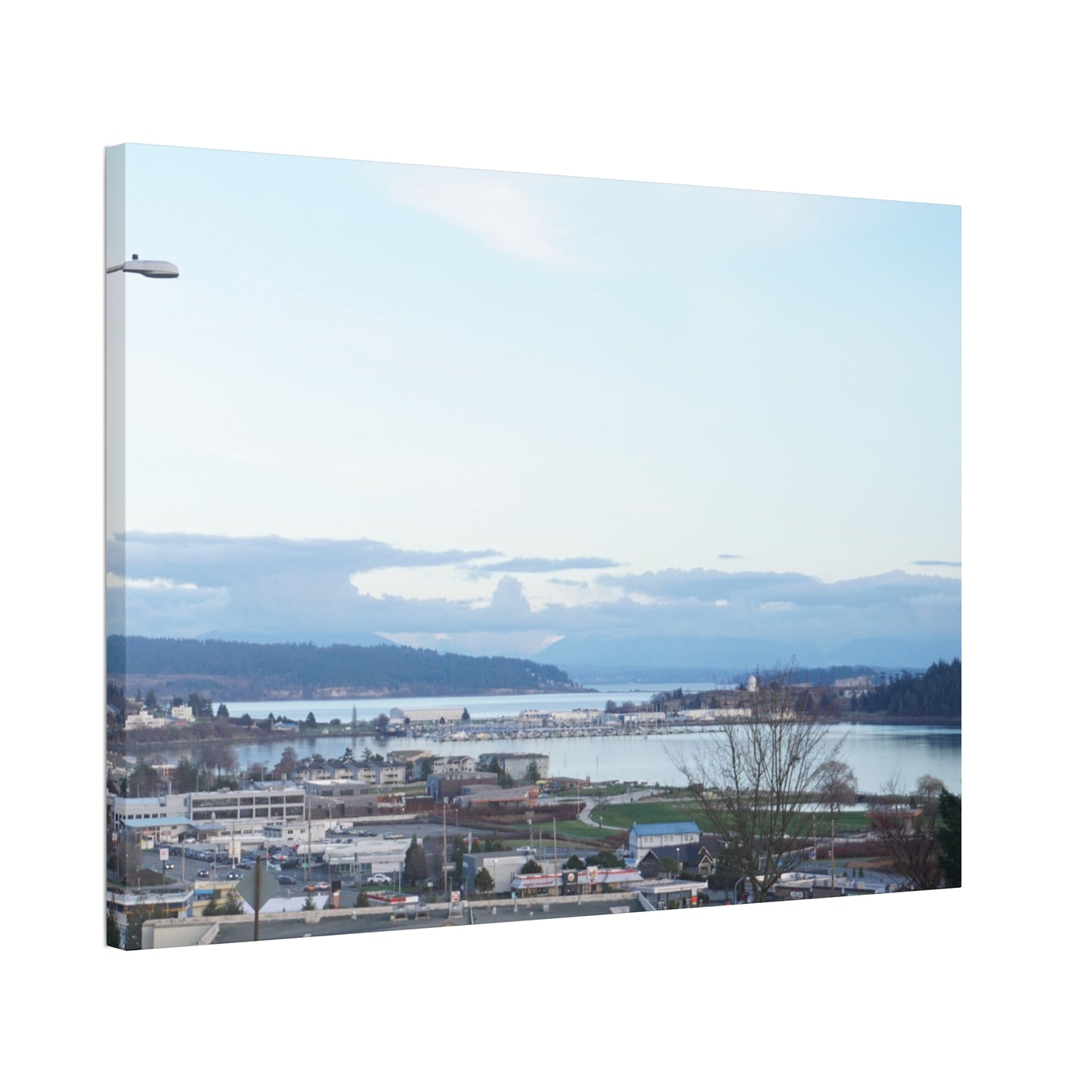 Serene Landscape Canvas Wall Art - 1.5' Stretched Decor