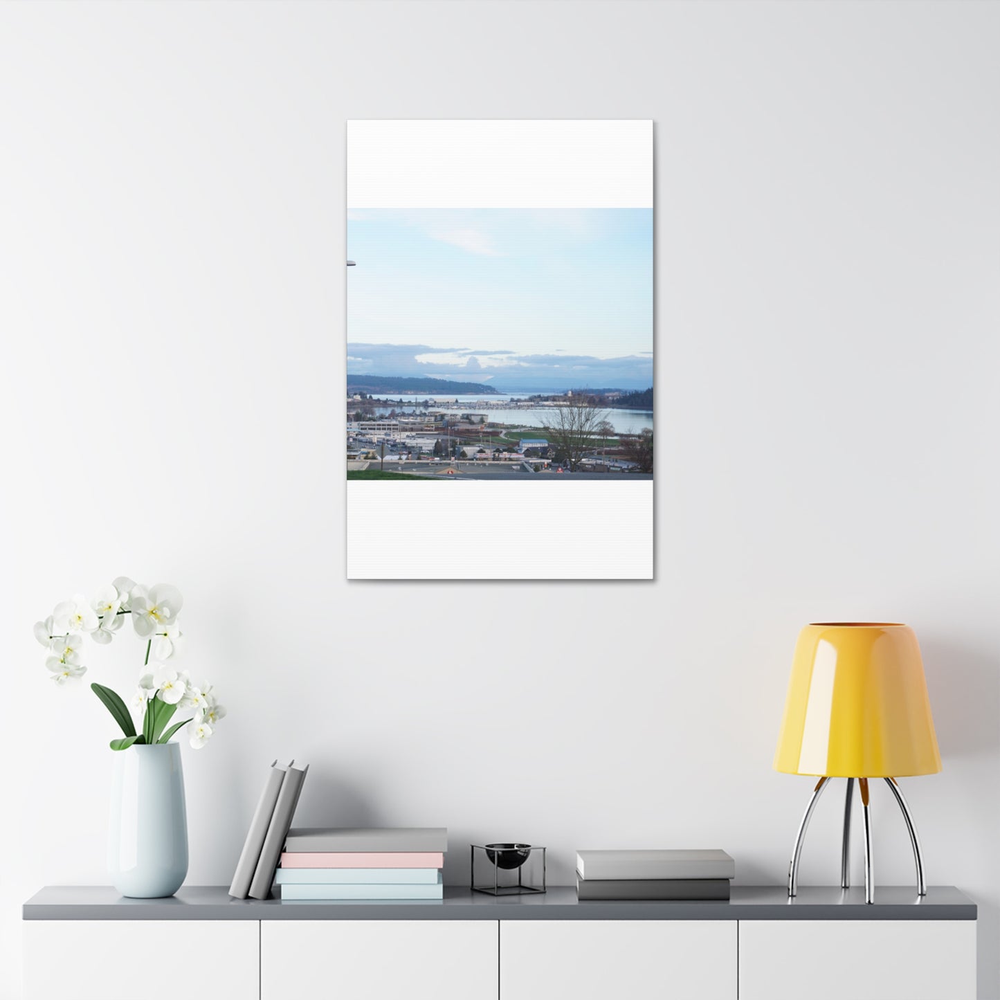 Serene Landscape Canvas Wall Art - 1.5' Stretched Decor