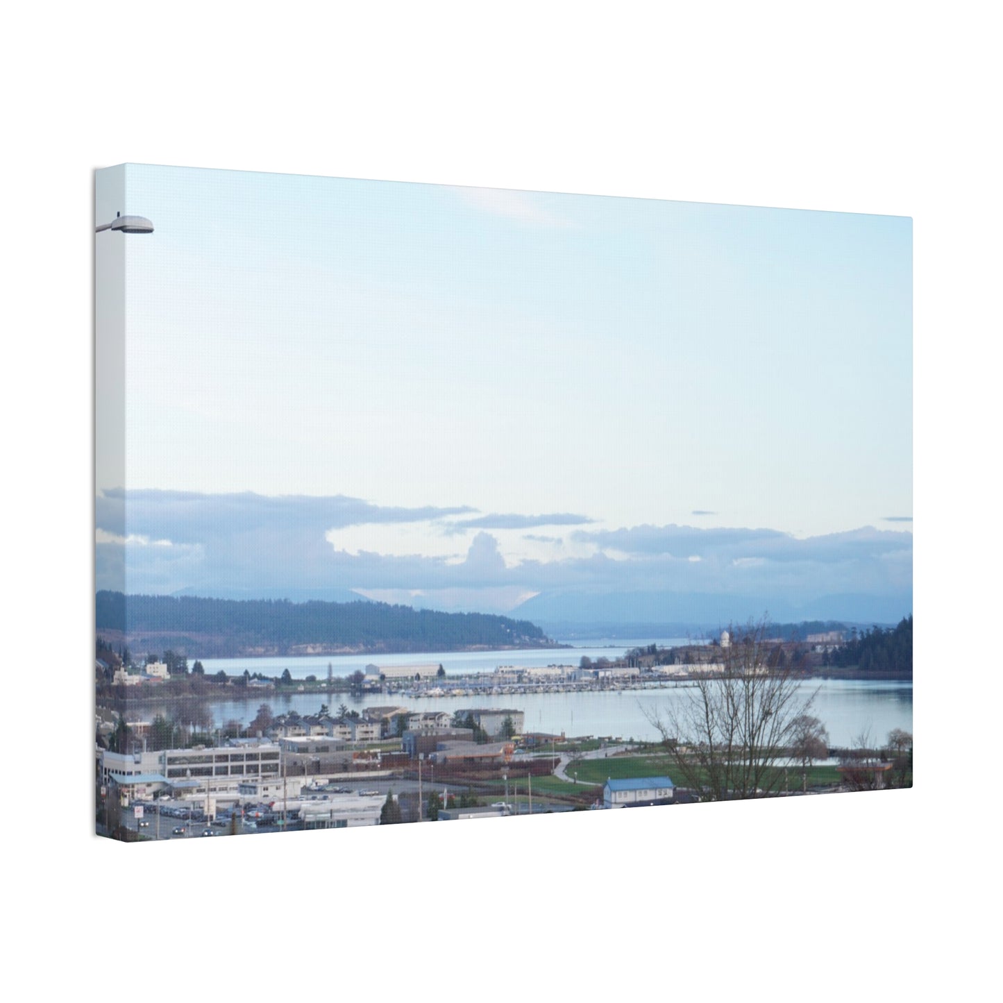 Serene Landscape Canvas Wall Art - 1.5' Stretched Decor