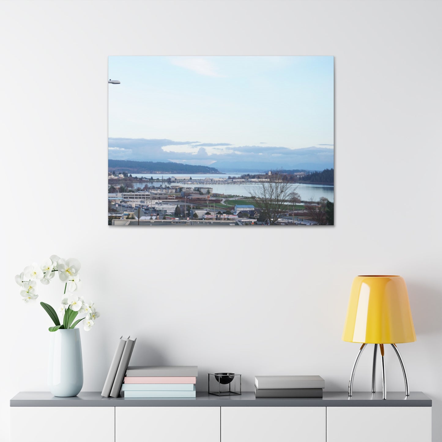 Serene Landscape Canvas Wall Art - 1.5' Stretched Decor