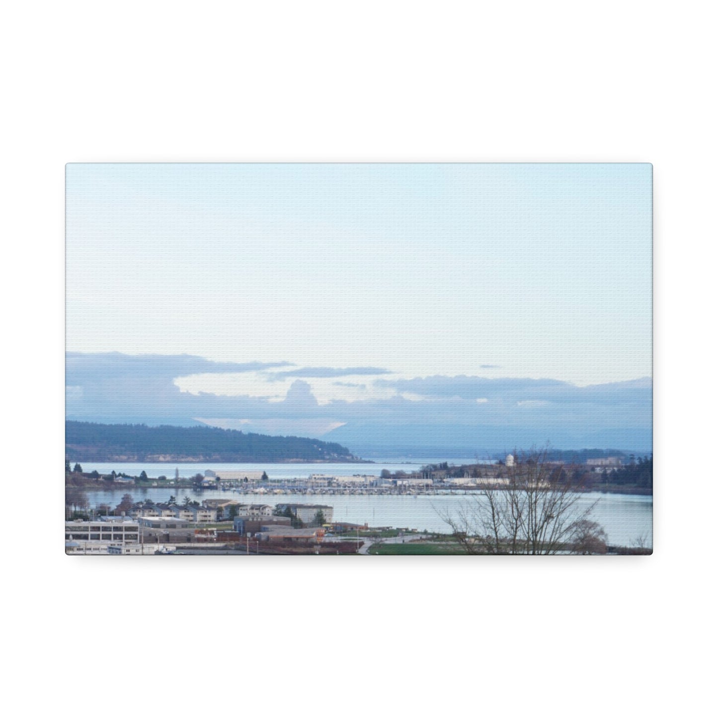 Serene Landscape Canvas Wall Art - 1.5' Stretched Decor