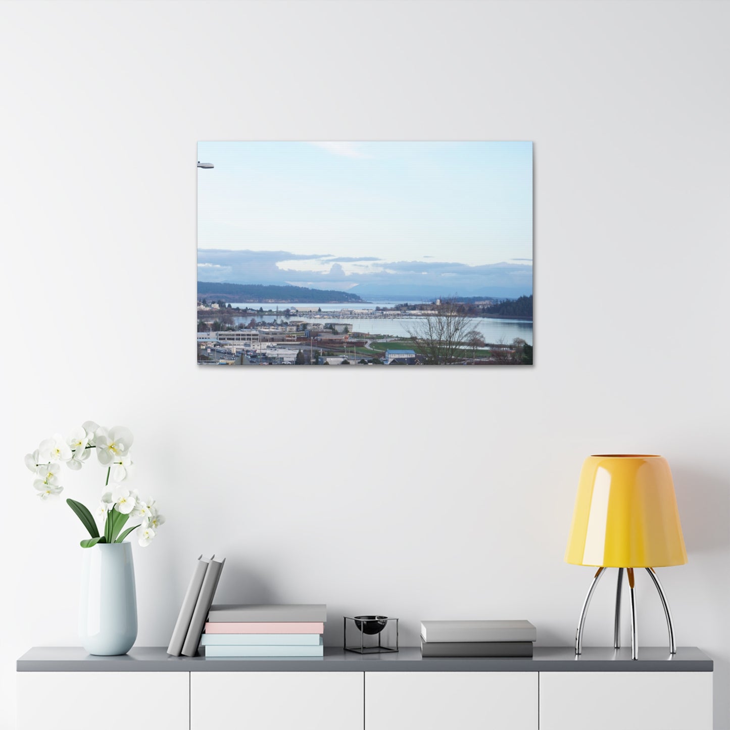 Serene Landscape Canvas Wall Art - 1.5' Stretched Decor